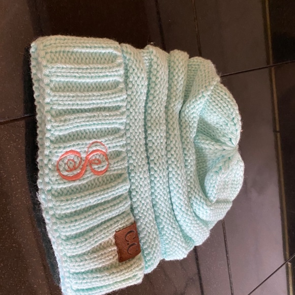 C.C Knitted Beanie - Picture 2 of 10